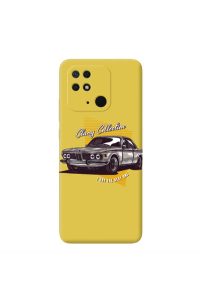 Other Xiaomi Redmi 10C Classy Collection Yellow Colored Silicone TPU Θήκη