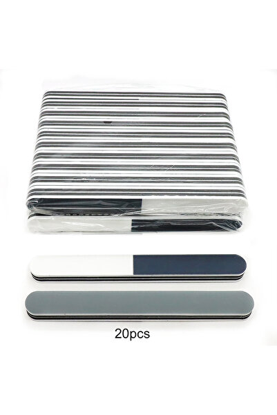Choice1 20pcs 10/20/50pcs Sponge Nail Art Buffer File Block 3 Sides Sanding B...