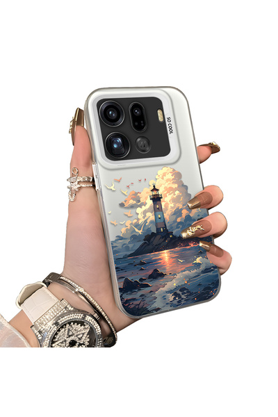 Hontinga Oppo Find X9 Pro 5g Compatible Silicone Edge Hard Back Case Couple P...