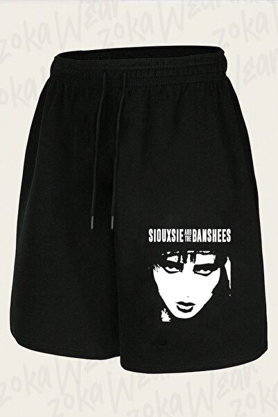 ZOKAWEAR Unisex Siouxsie and the Banshees Design Printed Shorts
