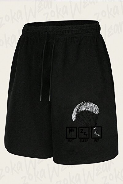 ZOKAWEAR Unisex Paragliding X2 Design Printed Shorts