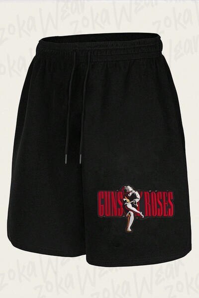 ZOKAWEAR Unisex Guns N Roses V44 Design Printed Shorts
