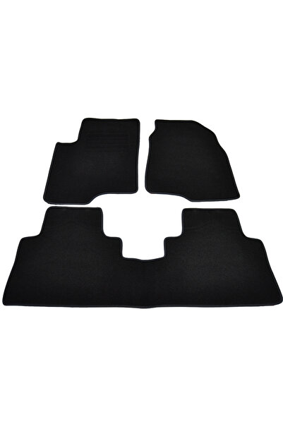 Best Auto Vest Covorase mocheta Chevrolet CAPTIVA 7/2006- Negru, set de 3 bucati