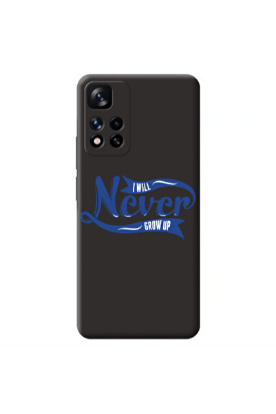 Other Xiaomi Redmi Note 11 Pro 5G I Will Never Grow Up Black Colored Silicone...
