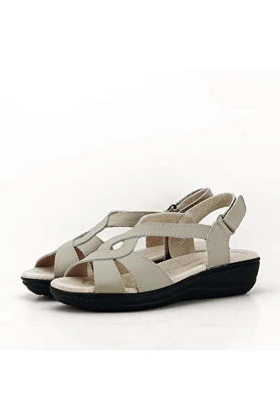 SOFILINE Grey leather sandals Mabel 127