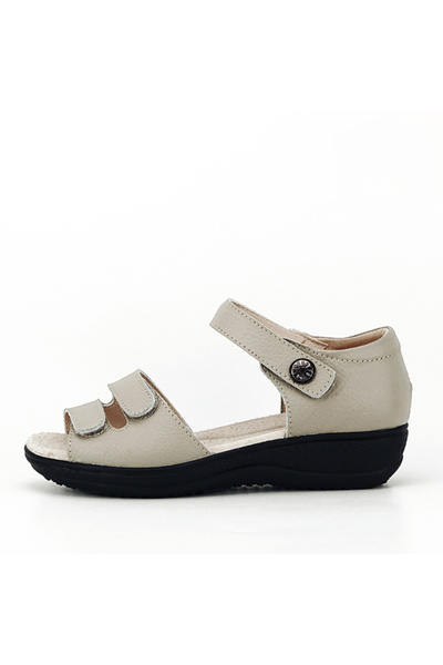 SOFILINE Sandale gri din piele Agata 127