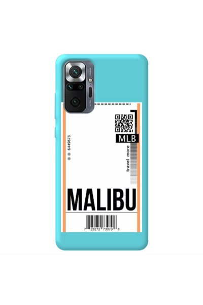 Other Xiaomi Redmi Note 10 Pro 4G Malibu Travel More Turquoise Colored Silico...