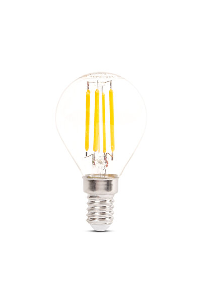 Total Green Bec LED cu filament sferic G45 4W E14 2700K