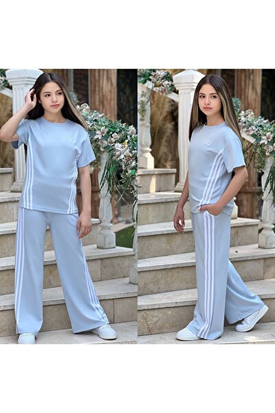 Ütk kids Striped Summer Modal 2-Piece Set for Young and Girls