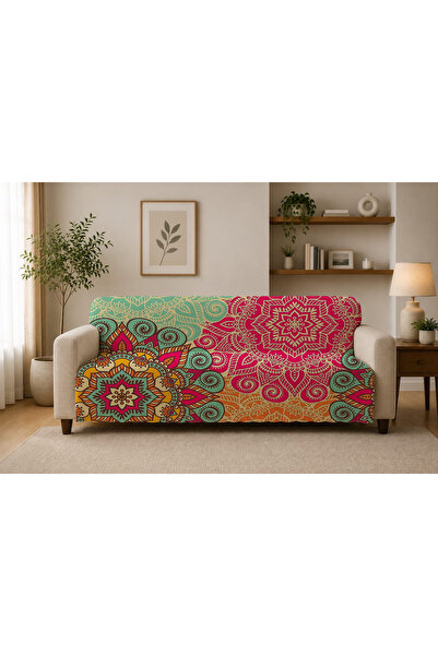 Şen Dekorasyon Colorful Magala Sofa Cover