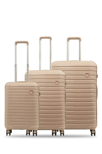 GROUND Line Style Vanille 3'lü Set Valiz 10663