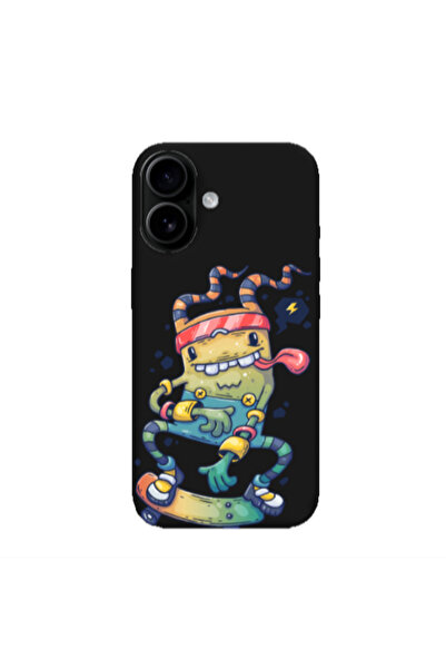 Other Apple Iphone 16 plus Dangerous task Black Colored Silicone TPU Θήκη
