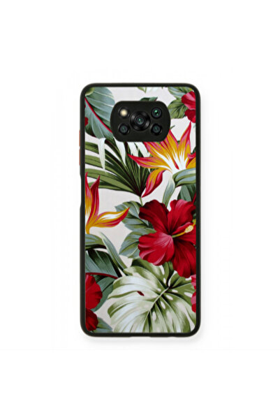 Other Xiaomi Poco X3 /X3 Pro laves and flowers Black Glossy Θήκη