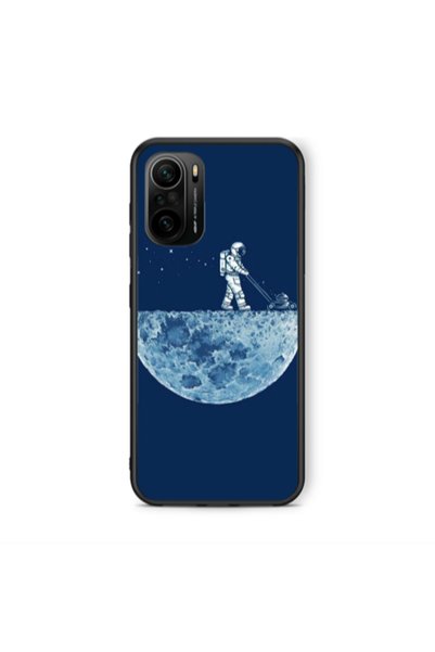 Other Xiaomi Poco F3 Mowing the moon Black Glossy Θήκη