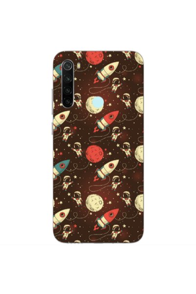 Other Xiaomi Redmi Note 8 Stars and astronaut Transparent Silicone TPU Θήκη