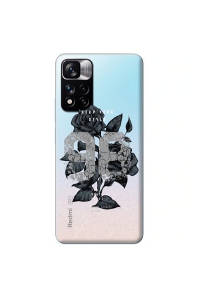 Other Xiaomi Redmi Note 11s 5G Flower 98 Transparent Silicone TPU Θήκη
