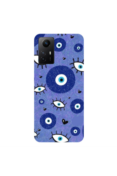 Other Xiaomi Redmi Note 12s Black hearted Transparent Silicone TPU Θήκη