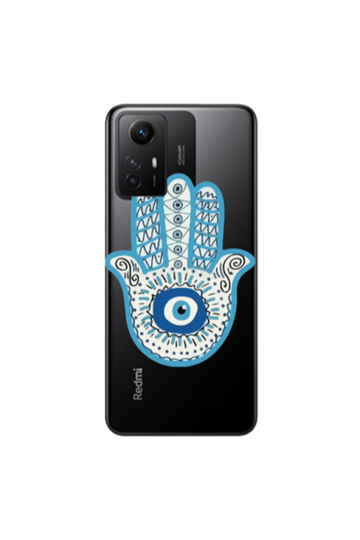 Other Xiaomi Redmi Note 12s Evil eye bead in hand Transparent Silicone TPU Θήκη