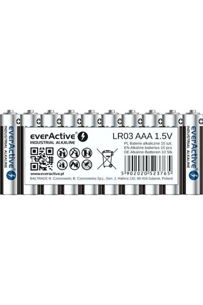 everActive 10 τεμάχια Αλκαλικές Μπαταρίες AAA Pro 1.5V Κωδικός: LR0310PAK