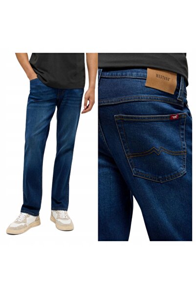 Mustang Blugi Barbati, Tramper Straight, Marime W32-L32, Albastru, Straight F...