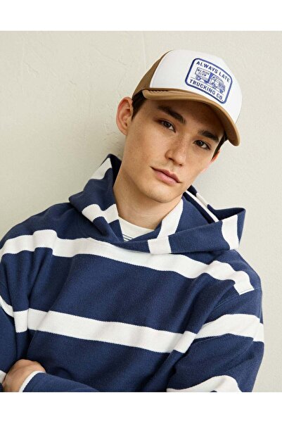 AMERICAN EAGLE قبعة سائق الشاحنة بتصميم جرافيك من AE