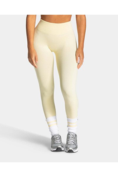 TEVEO Butter Yellow Lift Leggings – Yüksek Bel Şekillendirici Taytı