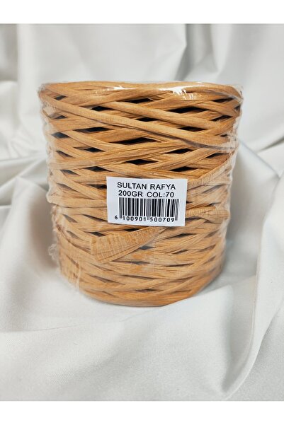 Sultan Raffia Straw Color Hand Knitting Yarn 200Gr. - 250 Meters. (1 Piece) C...