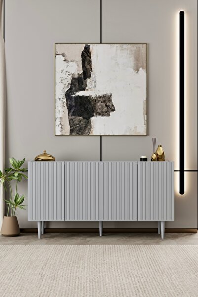 enwood Capella MDF 4 Kapaklı Konsol 160 cm