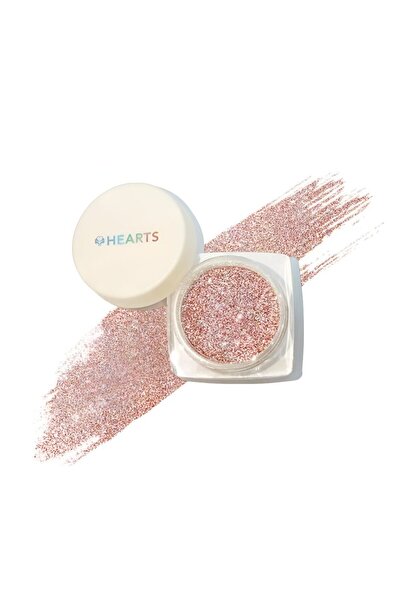 Hearts Loose Glitter Powder - Shape Nail Art Decor - Shade 04