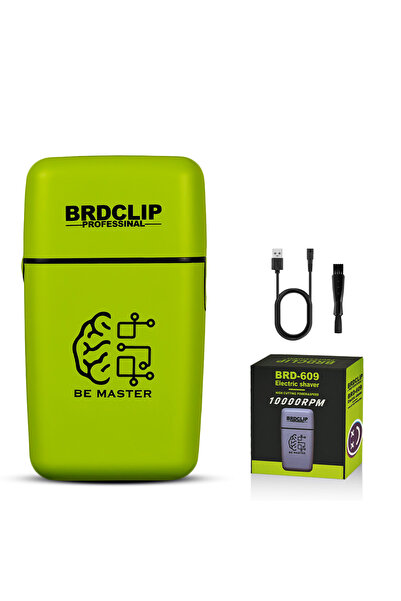 choice2 BRD-609 Green BRDCLIP Electric Shaver Rechargeable Razors Shaving 100...