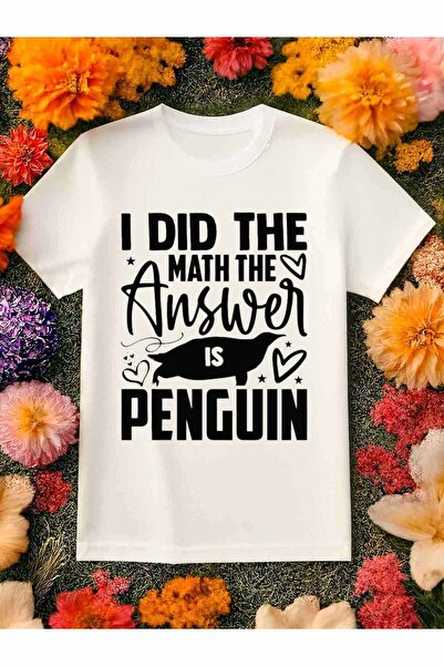 STITCHLY تي شيرت نسائي بطبعة "I Did the Math" - تي شيرت أبيض بأكمام قصيرة ويا...