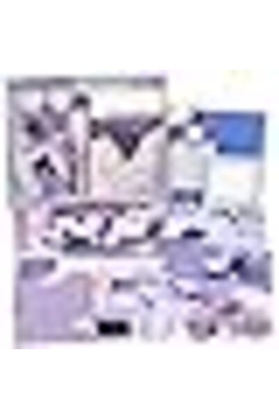 Arabest Scrapbook Kit, 348Pcs A6 Grid Journal Set, Moonlight Purple Aesthetic...