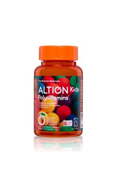 OEM ALTION Παιδικές Πολυβιταμίνες από Φρούτα και Λαχανικά, 60 ζελεδάκια