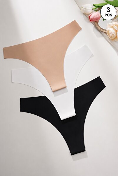 GHASSY CO 3-dijelni bikini brazilskog laserskog kroja, ultra-fleksibilan žens...