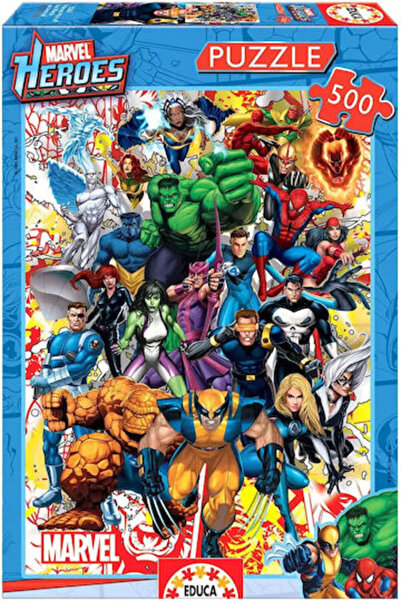 EDUCA Puzzle Eroi Marvel 2D 500 Piese Cod: 15560