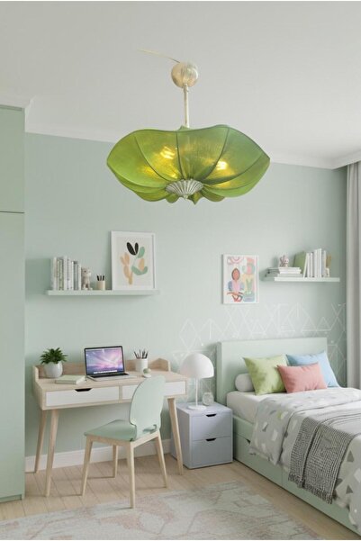 Elizim Home Lighting Solea Yeşil Zarif Modern Tasarım Avize