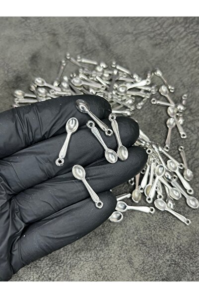 Mos Tespih 2 komada niklovanih 2x25mm privjesaka u obliku kašike i materijala...