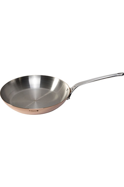 OEM Tigaie de Buyer, 32 cm, Cupru, Otel inoxidabil, Roz, Argintiu
