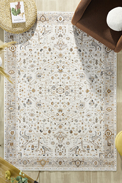 venucci home & living Alorıa %100 Polyester Vintage Modern Dokuma Salon Oturm...