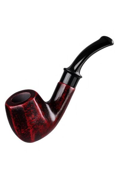 Falconetti 9 mm. Kırmızı Sandalwood Eğimli Sap Ahşap Pipo rd87