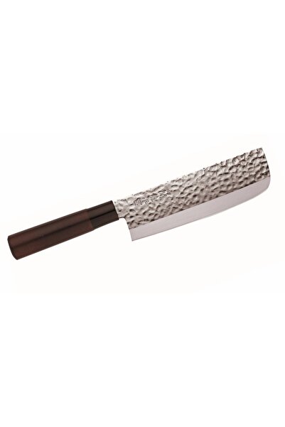 SekiRyu Cutit Nakiri KATEI HAMMERED, 165mm, otel, maner din lemn de topol, ma...