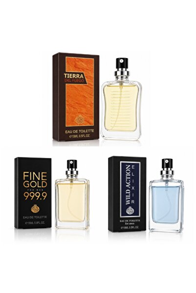 Real Time Apă de toaletă pentru bărbați, Collection 4, set 3 x 15 ml Pocket P...