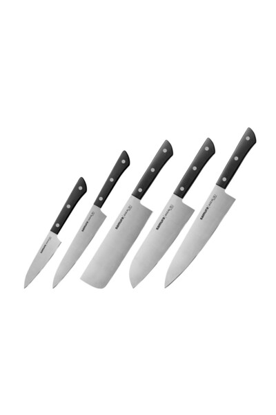 Samura Set 5 cutite Harakiri, otel japonez AUS-8