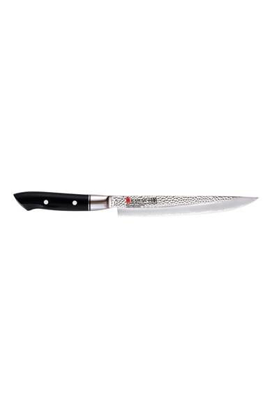 Kasumi Cutit universal, Kasumi, Otel/rasina, 20 cm, Argintiu/negru