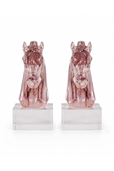 ONEMAY Pembe Kristal At Kitap Tutucu