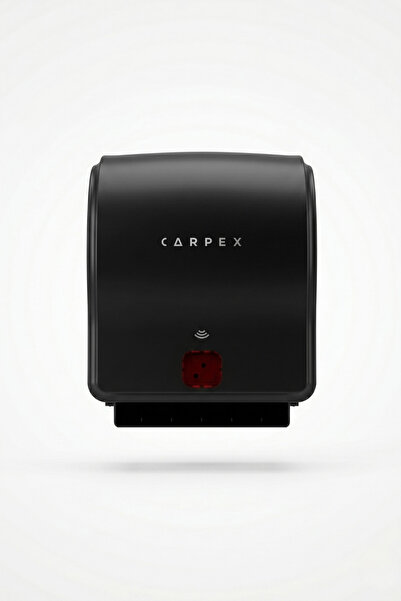 Carpex Optima Otomatik Havlu Dispenseri - Siyah (Elektrikli - Pilli Butonsuz)