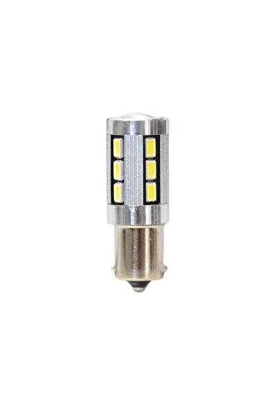 Vecta Set 2 becuri auto cu LED BA15S 12V-24V, Canbus, 18 LED-uri 5730 SMD