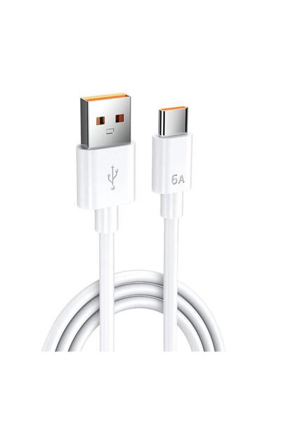 Sensei 1.5 METRE USB TO TYPE-C 6A DATA VE ŞARJ KABLOSU (SNSDC-1.5M) (MFI UYUM...