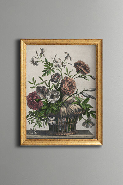 epiqart Velvet Flowers - Vintage Patterned Painting - Fine Model