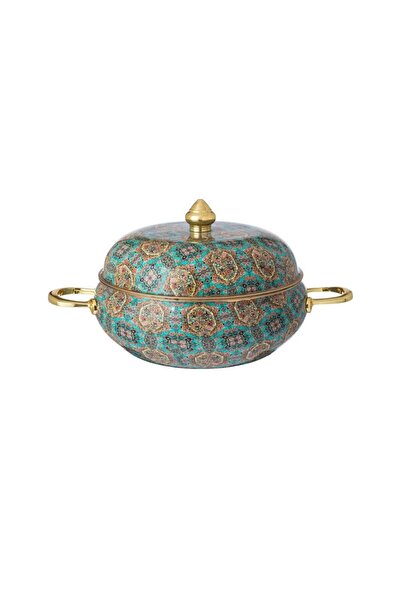 laverahome Indian Food Containers 3.5L Decorated - Gold - 2 |